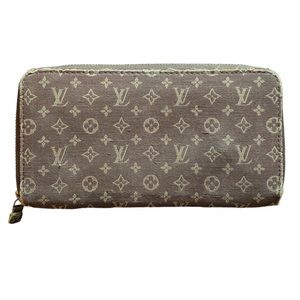 Authentic Louis Vuitton Brown Monogram Mini Lin Zippy Wallet